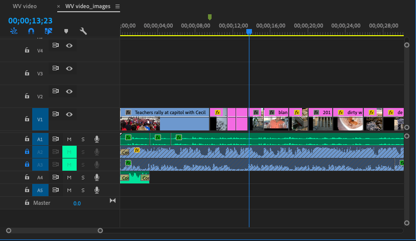 Adobe Premiere Timeline