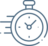 Graphic icon of stopwatch