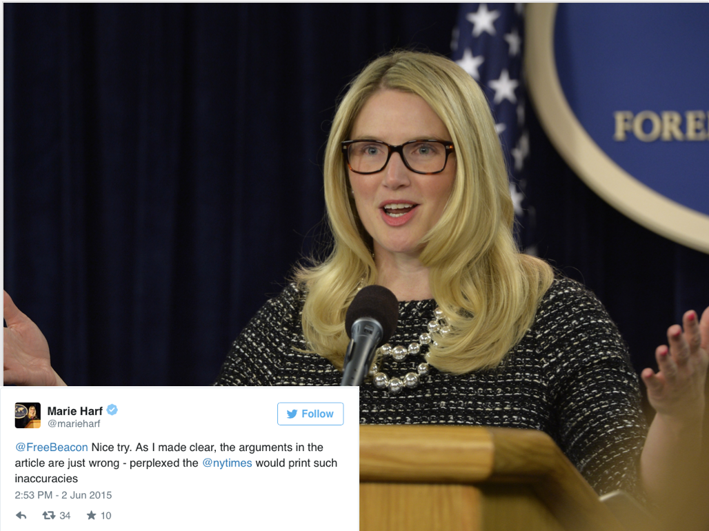 Marie Harf Twitter Takedown