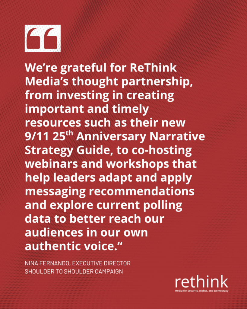 Testimonial quote from Shoulder to Shoulder