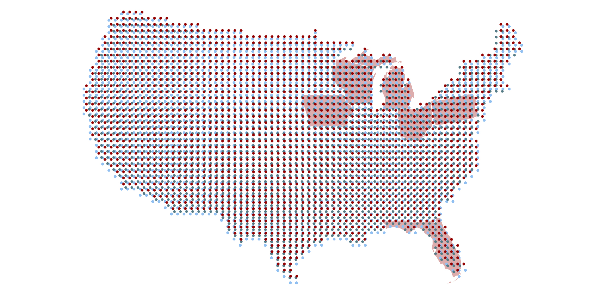 us-dots-red-states